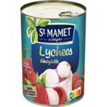 SAINT MAMET FRUIT AU SIROP LYCHÉES 565G